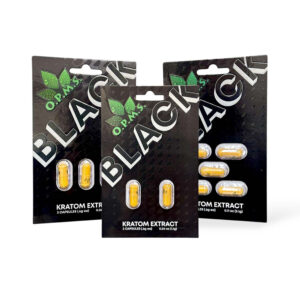 OPMS Black Kratom Extract Capsules